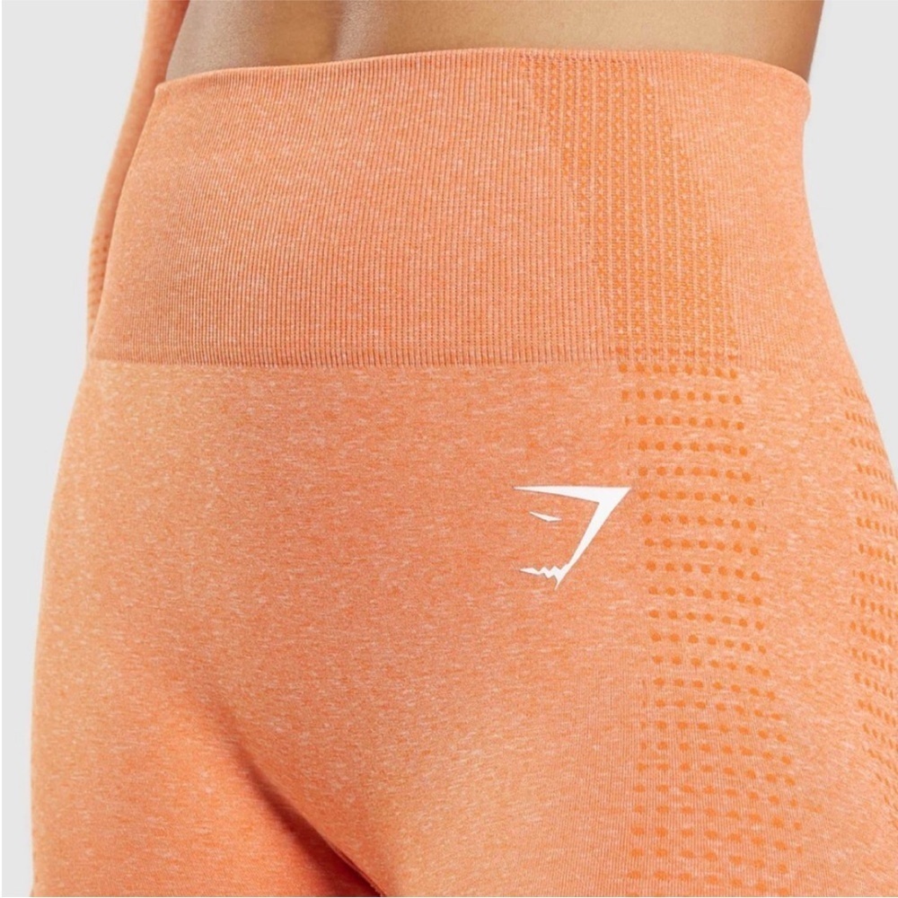 Gymshark Vital Seamless Marled Apricot Leggings Active Sport Pants Small - Picture 4 of 15
